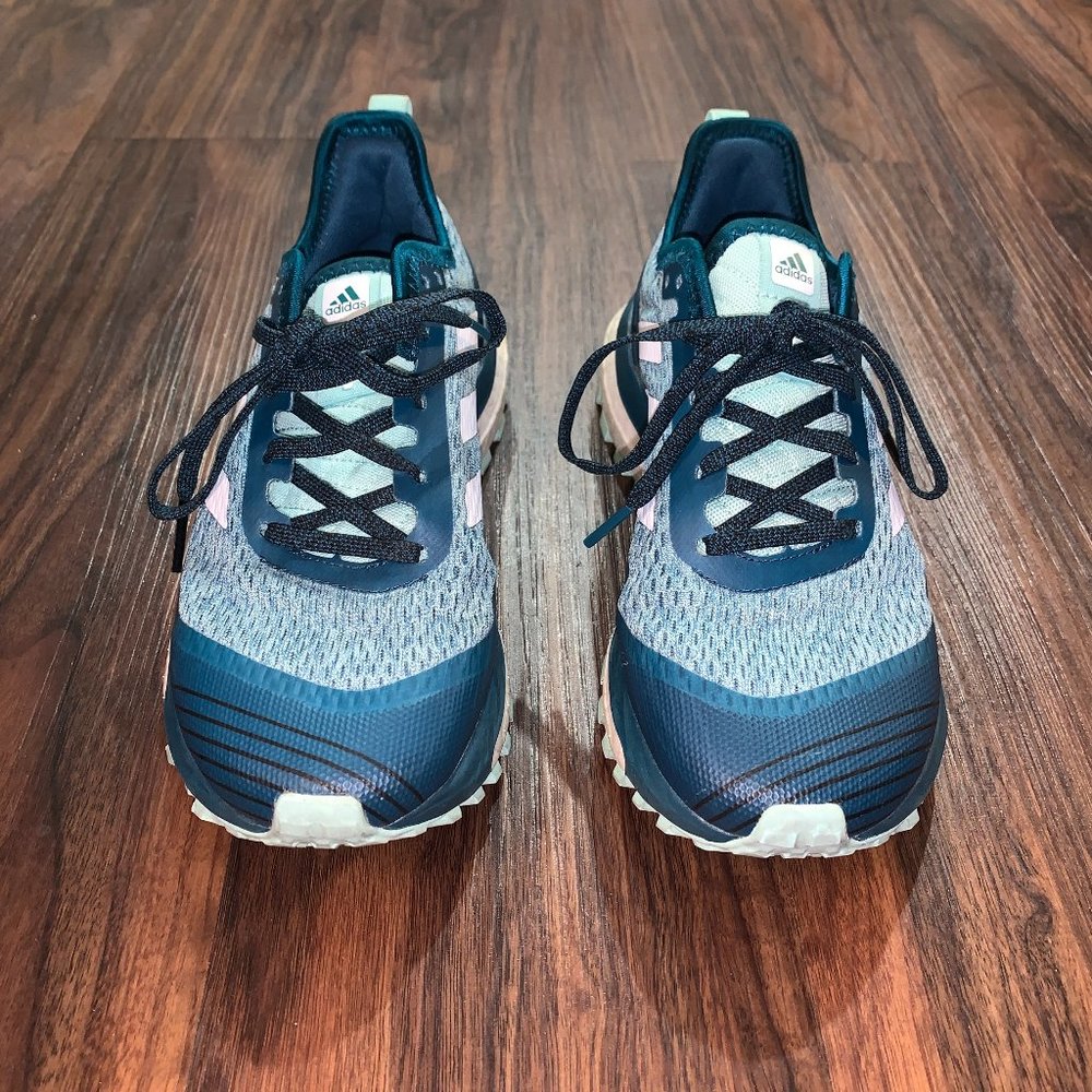 Blue adidas running shoes - Picture 4 of 6